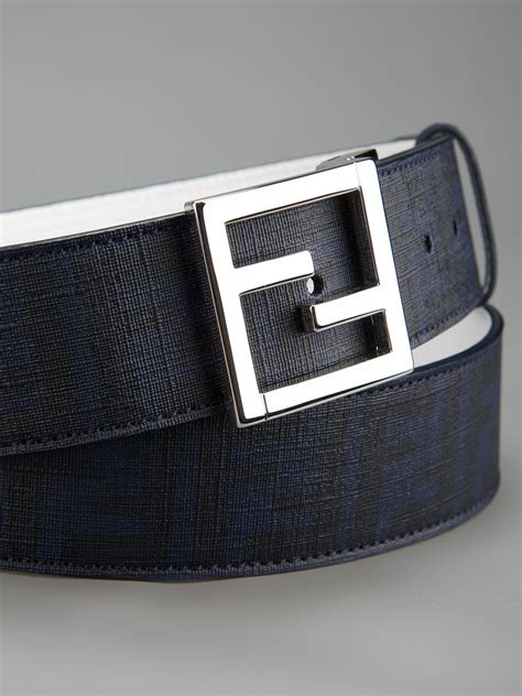 blue and white fendi belt|black and white Fendi belt.